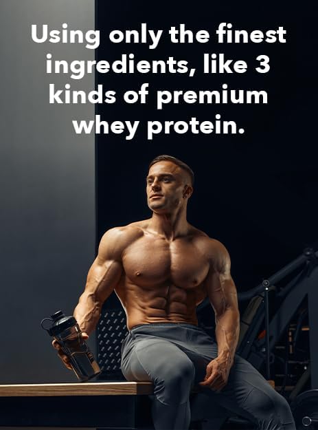 Whey Fantastic Chocolate - 100% Natural Grass Fed Whey Protein Powder - Unique 3-Whey Blend of Whey Isolate, Concentrate & Hydrolysate Provides 25g of Protein per Serving - 2.34lb-28 Servings