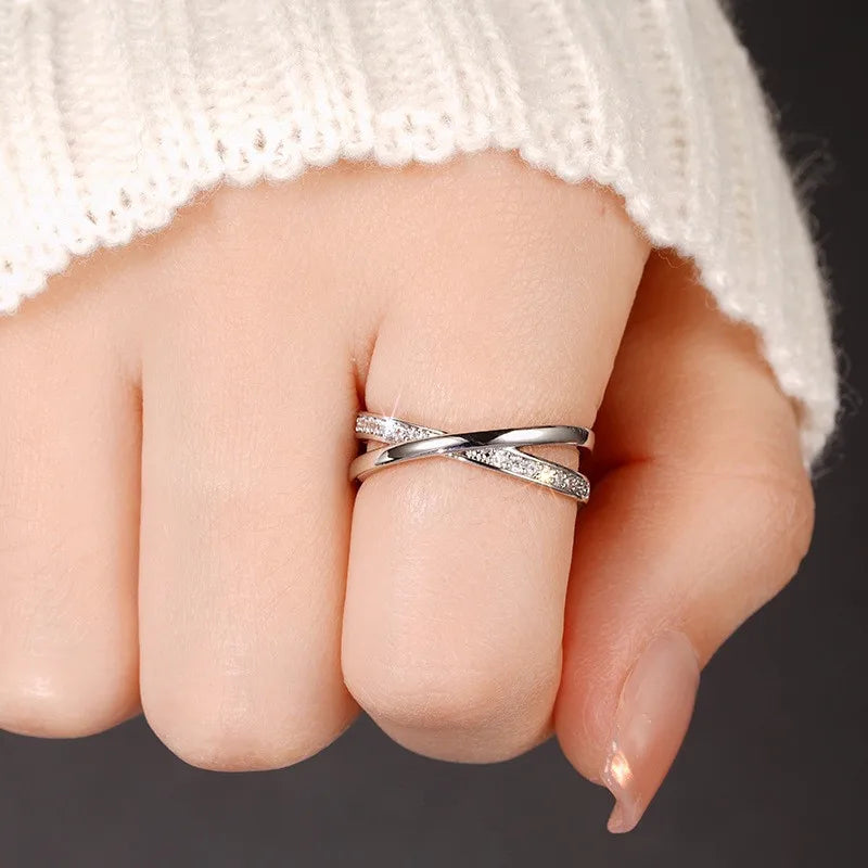 925 Silver Cross Ring – Stylish Daily Wear for Women